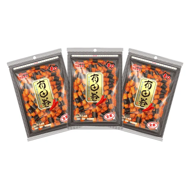 【有田製果】海苔小卷九包組 (80gx9包 原味/辣味)