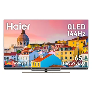 【Haier 海爾】58H快配★65型 4K 原生144Hz QLED Google TV 量子點智慧聯網顯示器(H65S90EUX)