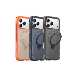 【TORRAS 圖拉斯】Ostand Spin Air iPhone 17系列磁吸四象限旋轉支架氣囊防摔手機殼