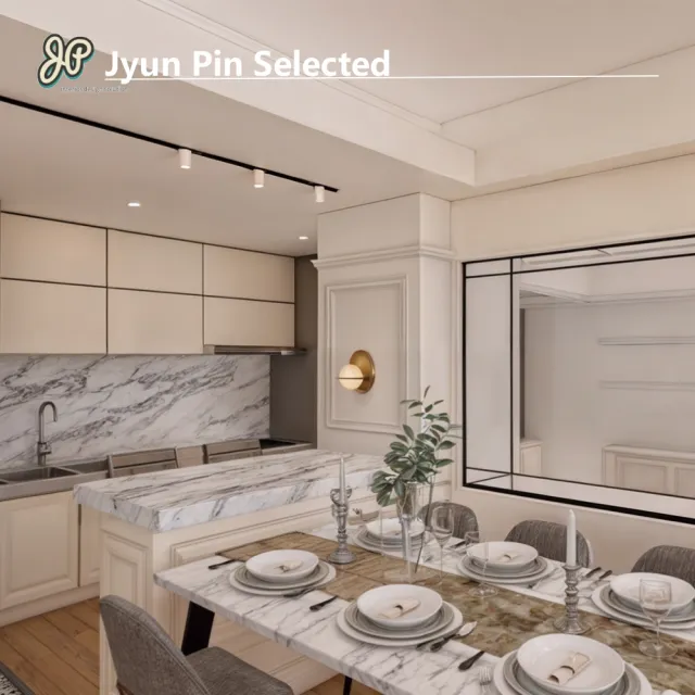 【Jyun Pin 駿品裝修】歐式復古系統家具裝修套餐 三房兩廳(客廳/臥室/廚房/整體現代風設計)