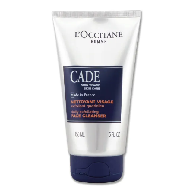 【L’Occitane 歐舒丹】簡約男士溫和去角質洗面乳 150ML(國際航空版)