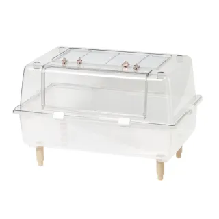 【Petvibe】壓克力全透明倉鼠籠60cm(大倉鼠籠/水晶鼠籠/壓克力鼠籠/黃金鼠籠/倉鼠飼養箱/倉鼠整理箱)