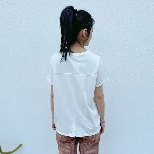 【Hana Mokuba】花木馬日系女裝圓領可愛圖案印花上衣(T恤)