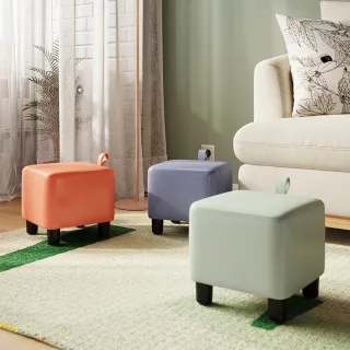 【hoi! 好好生活】預購★林氏木業簡約方糖小方凳 LS262(多色可選)