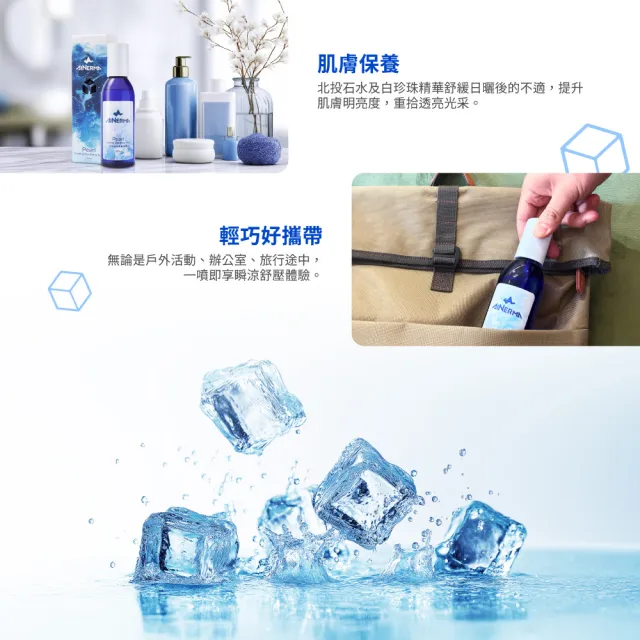 【AINERMA 安納瑪】珍珠清涼舒壓噴霧(清涼噴霧)