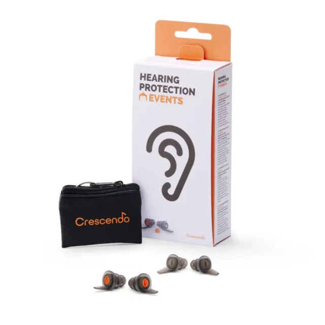 【Crescendo】Events 音樂會 / 活動專用 高保真隔音降噪耳塞 荷蘭製(公司貨保證)