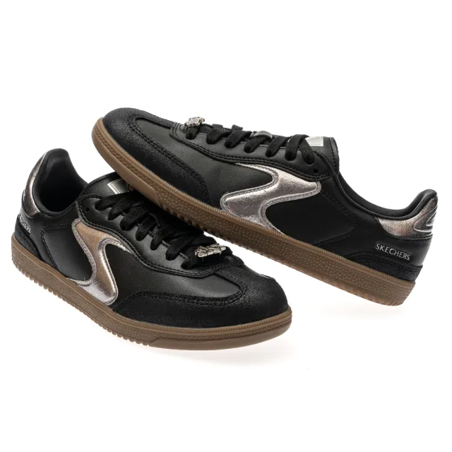 【SKECHERS】舒華 代言款 女鞋 休閒系列 休閒鞋 德訓鞋 HOTSHOT(185236BKSL)