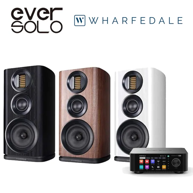 【eversolo】兩聲道音響組合(Play CD Edition + Wharfedale EVO 4.2 喇叭)