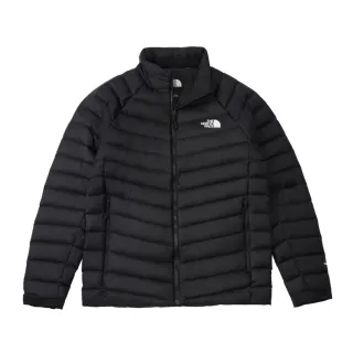 【The North Face】TNF 休閒 運動 DWR防潑水羽絨外套 M THUNDER ZIP-IN LT DOWN  - AP 男 黑(NF0A8DX2JK3)