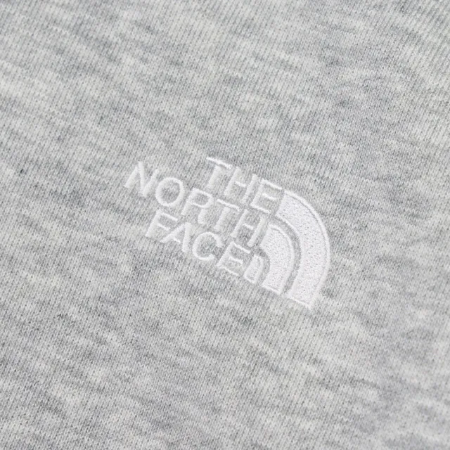【The North Face】TNF 休閒 運動 舒適透氣長袖帽T W CROP HOODIE - AP 女 淺灰(NF0A8F0YDYX)