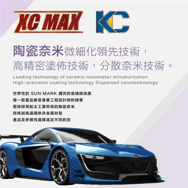 【SUN MARK 桑瑪克】隔熱紙 桑瑪克 尊爵KC-50 前擋 轎車_送安裝(車麗屋)