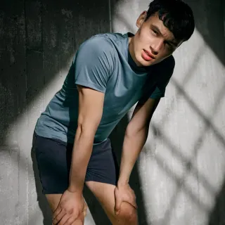 【Bread & Boxers】Crew-Neck Active 經典圓領速乾除臭T - 獵戶座青