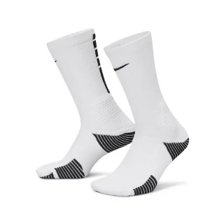 【NIKE 耐吉】休閒襪 Elite Crew Socks 白 黑 運動 長襪 襪子 DRI-FIT(HM0285-100)