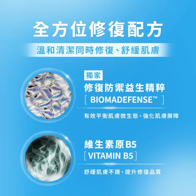 【理膚寶水】科學美容超值修復組★B5全面修復保濕潔膚露 200ml+ B5+全面修復霜 100ml(修復潔膚/洗面乳)