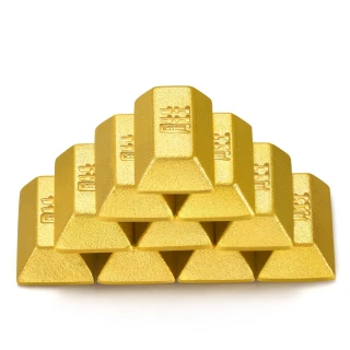 【點睛品】珍藏金磚造型小金豆10塊2.6錢_計價黃金(10克_網路獨家款)