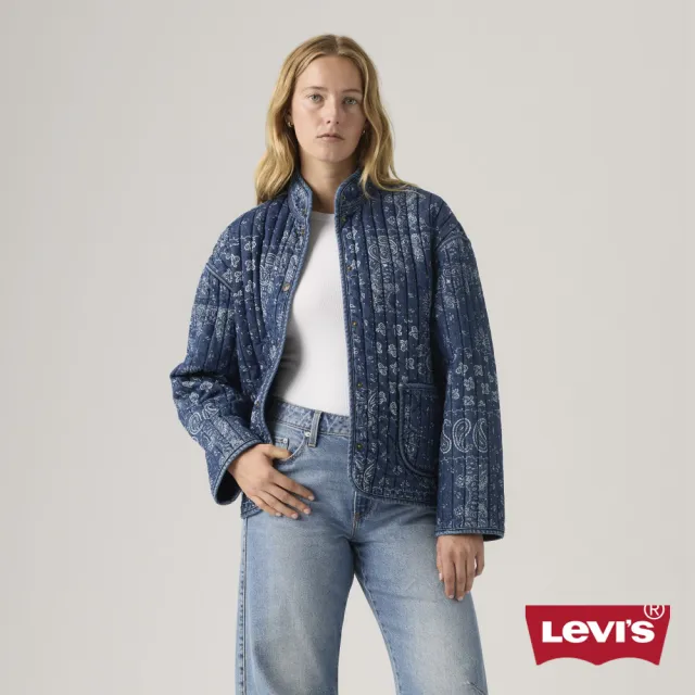 【LEVIS】女款 風衣 大衣外套 長版外套 女生上衣 熱賣單品 003G2-0002