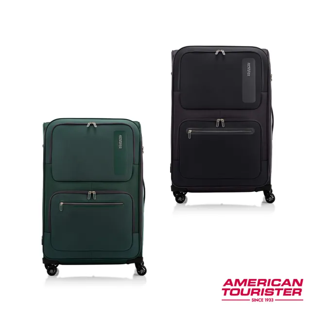 AMERICAN TOURISTER 美國旅行者】30吋MAXWELL 前開式/上掀式可擴充輕量布面軟殼行李箱/布箱(多色可選) 