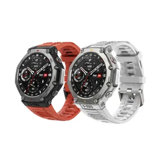 【Amazfit 華米】T-Rex 3 48mm軍規運動智慧手錶(10ATM防水/戶外運動/登山/騎行/越野跑/室內健身)