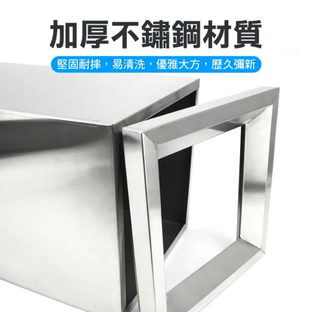 【Life工具】不鏽鋼垃圾桶 金屬垃圾桶 百貨垃圾桶 戶外垃圾桶 130-STC90 垃圾桶 回收桶 清潔桶(大樓垃圾桶)