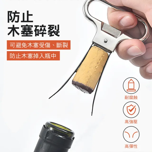【精準科技】紅酒開瓶器 拔塞器 尾牙酒具 葡萄酒開瓶器 老酒刀 開瓶器 開舊酒 紅酒老酒專用(550-AHSOS)