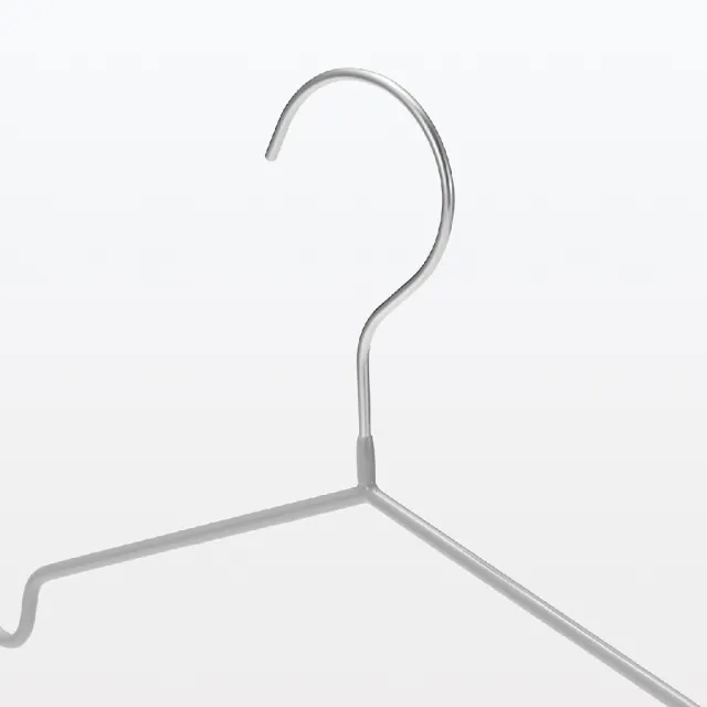 【MUJI 無印良品】不易滑脫鋼製衣架/10支組/約寬41cm(5入組/共50支)