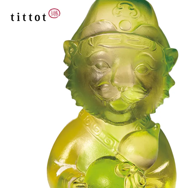 【tittot 琉園】大福大祿_五福將系列_(員外、有錢、發財、老虎、Q版公仔、琉璃、水晶、藝術品、企業、擺飾)