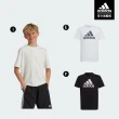 【adidas 愛迪達】精選兒童休閒運動短袖上衣 T恤 大童款 童裝 男童/女童(多款任選)