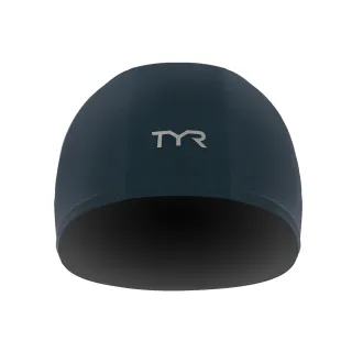 【美國TYR】泳帽 萊卡 成人 Lycra Swim Cap Black(台灣總代理)