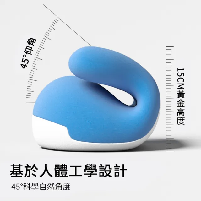 【ANTIAN】小鯨魚記憶棉學生午睡枕 兒童午睡趴趴枕 睡覺枕頭 舒適防手麻趴睡枕 開學季