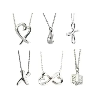 【Tiffany&Co. 蒂芙尼】純銀項鍊手鍊情耳環(15款任選)
