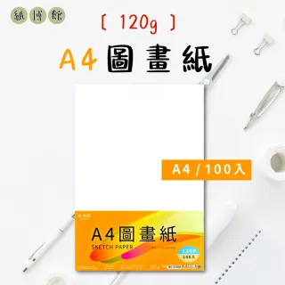 【CLEAN 克林】紙博館 A4 120P 圖畫紙 100張/包 #FU040(畫圖紙 蠟筆 彩色筆 水彩 素描 色鉛筆)