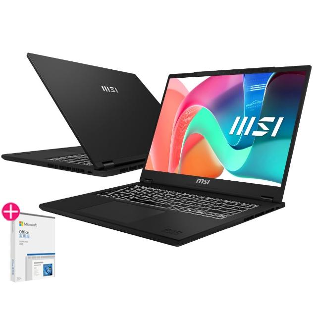 Office 2024★【MSI 微星】14吋Core 5-210H 輕薄效能筆電(Modern 14 H/16G/512G SSD/W11/D2RMG-428TW)