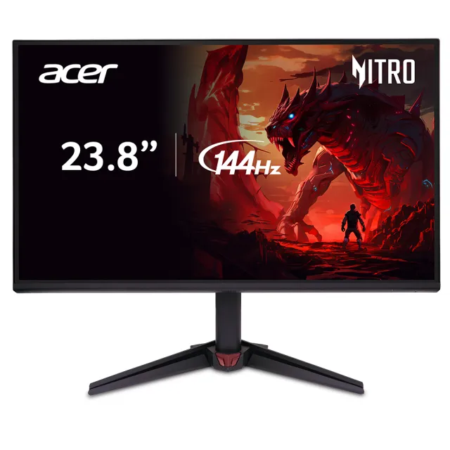 【Acer 宏碁】VG240Y P6 24型 IPS FHD 16:9 144Hz電競螢幕(1ms/喇叭/FreeSync/HDR10/護眼)