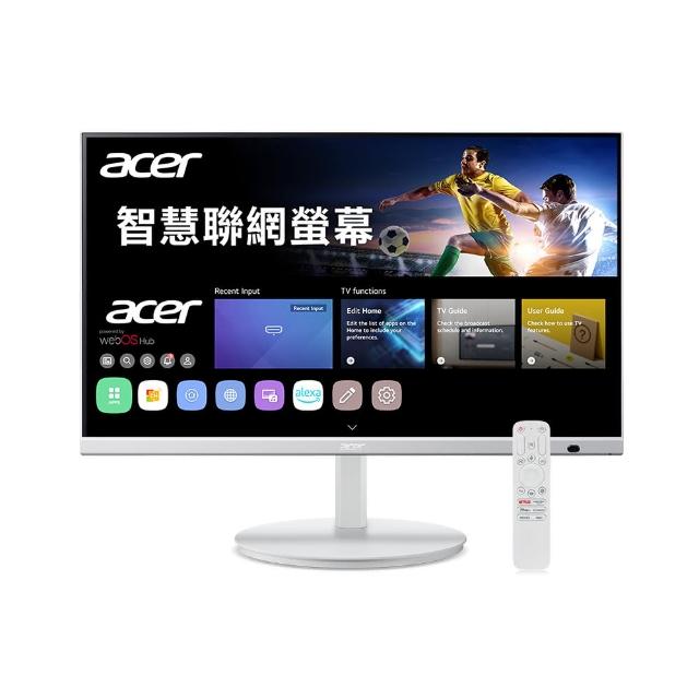 Acer 宏碁 CS272 27吋 IPS 護眼窄邊框顯示器 1920x1080 Full HD 追劇看片首選 HDMI 輸入三年保固