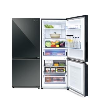 【Panasonic 國際牌】momo獨家255公升一級能效玻璃門雙門變頻冰箱-鏡面鑽石黑(NR-B261VG-X1)