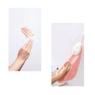 【amica】動物夥伴珊瑚絨擦手巾(珊瑚絨擦手巾 廚房擦手巾 掛式擦手巾 珊瑚絨 不掉毛 快速吸水)