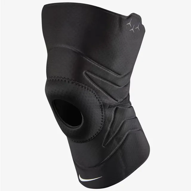 【NIKE 耐吉】PRO Dri-FIT 開口運動護膝套3.0韌帶拉傷膝蓋退化支撐性彈性透氣吸濕防撞襯料(N1000675010)
