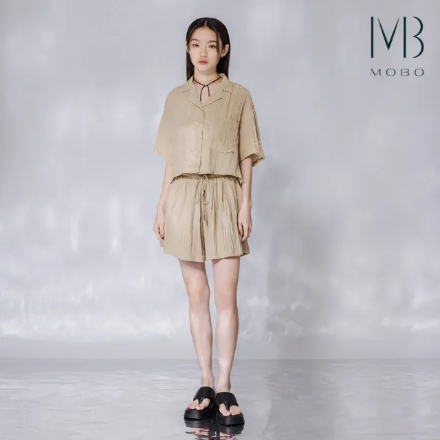 【MO-BO】裸感霧面柔光質感短褲