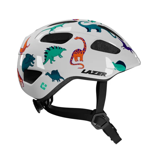 【LAZER】PNUT 2.0 KinetiCore 幼童用 自行車安全帽 彩色恐龍