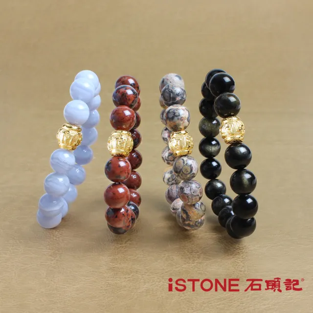 【石頭記】品牌經典-六字真言手鍊12mm(多材質選-鼓珠)