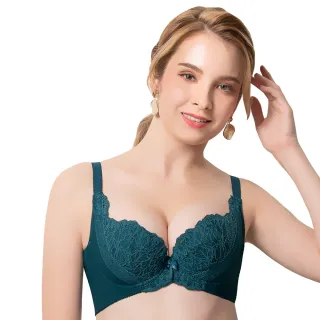 【Swear 思薇爾】挺美力系列B-E罩背心型蕾絲塑身女內衣(風靡綠)