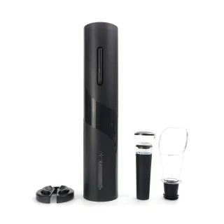 【Life工具】電動紅酒開瓶器 禮盒 電動開瓶 開罐神器 紅酒 130-EWS4 開罐器 開瓶器(紅酒開瓶組 伴手禮)
