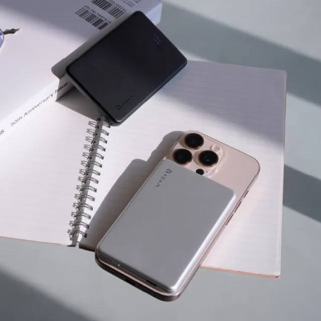 【ADAM 亞果元素】VIONTA L5 5000mAh 超薄型磁吸行動電源(已有標示Wh 獨家飛航模式)