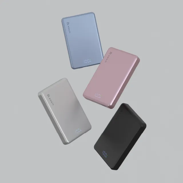 【ADAM 亞果元素】VIONTA L5 5000mAh 超薄型磁吸行動電源(已有標示Wh 獨家飛航模式)