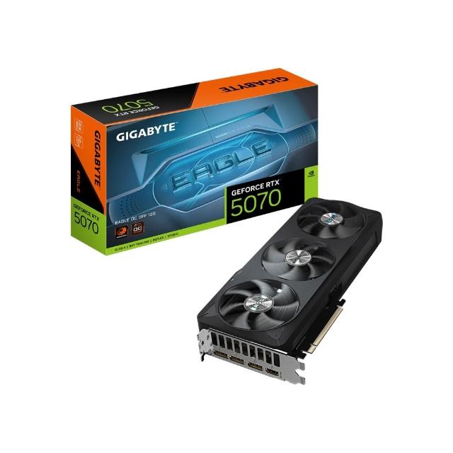 【GIGABYTE 技嘉】GeForce RTX5070 EAGLE OC SFF 12G 顯示卡(GV-N5070EAGLE OC-12GD)