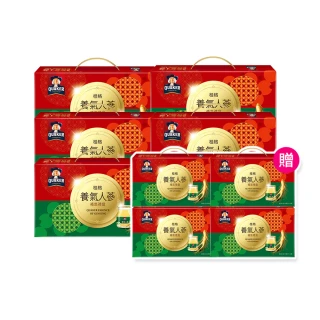 【QUAKER 桂格】買6送4 養氣人蔘滋補液禮盒42ml×10入禮盒(共10盒 中秋節禮盒/送禮推薦/企業送禮推薦)