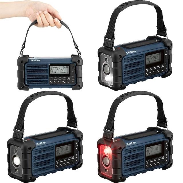 【SANGEAN 山進】MMR-99 TW(AM / FM / 藍牙 / AUX / 多電源數位式收音機)