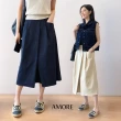 【Amore】顯瘦剪裁多款氣質長褲/長裙 西裝褲女 直筒褲 直筒長褲(質感長褲氣質瞬間升級)