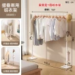 【慢慢家居】升級伸縮款-3in1鐵製多功能兩用折疊曬衣架(吊衣架/掛衣架/室內衣架/摺疊晾衣架)