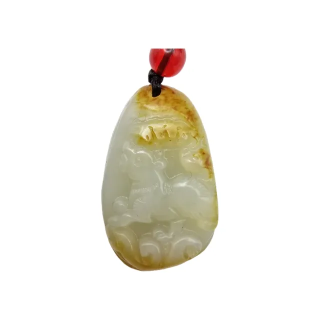 【藏古祥館】和田玉黃皮籽料 QA23 (和田玉 宗教開運)